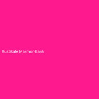 Rustikale Marmor-Bank